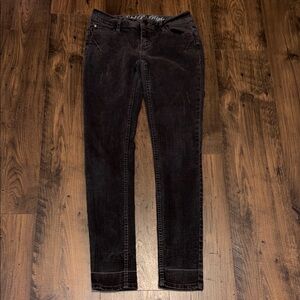Women's Black Washed Skinny Jeans